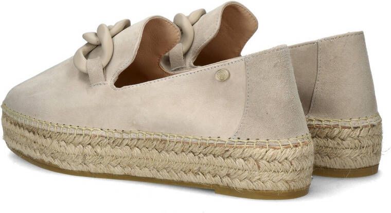 Fred de la Bretoniere suède esparilles met ketting taupe - Foto 6