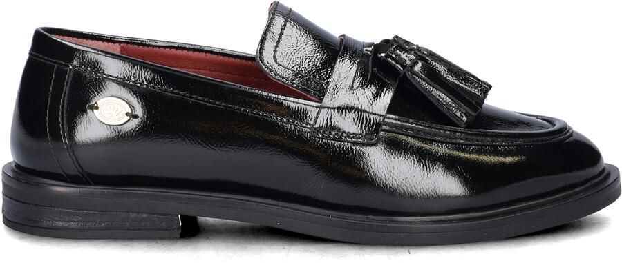 Fred de la bretoniere FAIRY MOCCY Loafer Wrinkle Patent Black
