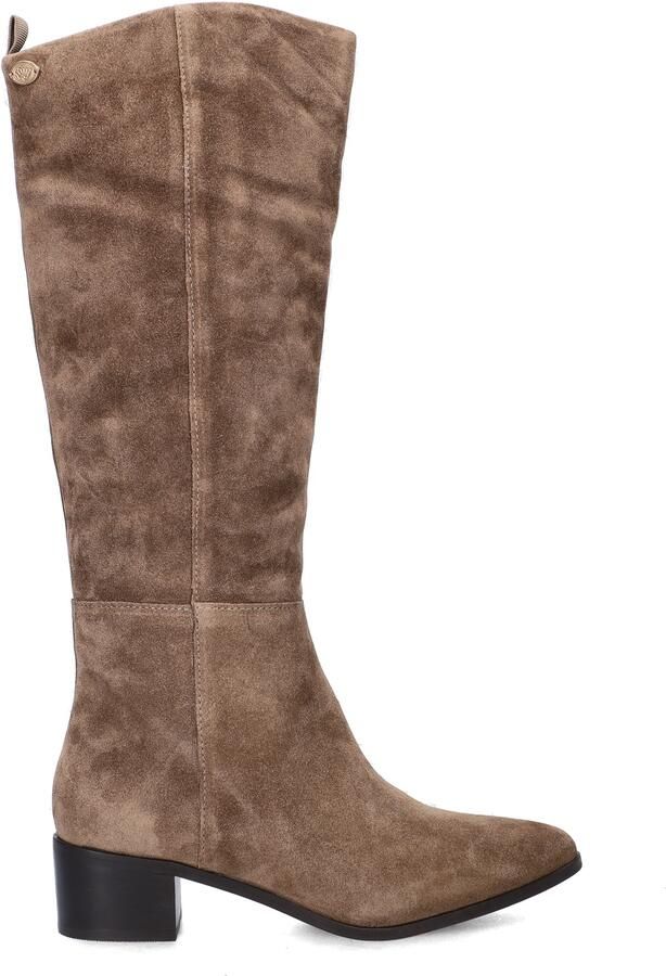 FRED DE LA BRETONIERE Hoge Laarzen Dames Frolly Slob Maat: 37 Materiaal: Suède Kleur: Taupe - Foto 4