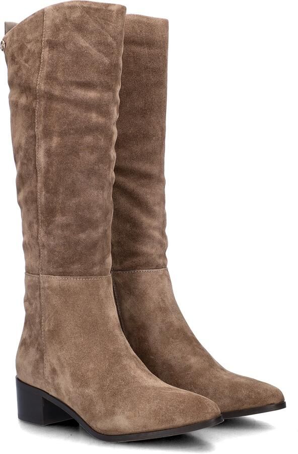 FRED DE LA BRETONIERE Hoge Laarzen Dames Frolly Slob Maat: 37 Materiaal: Suède Kleur: Taupe - Foto 6