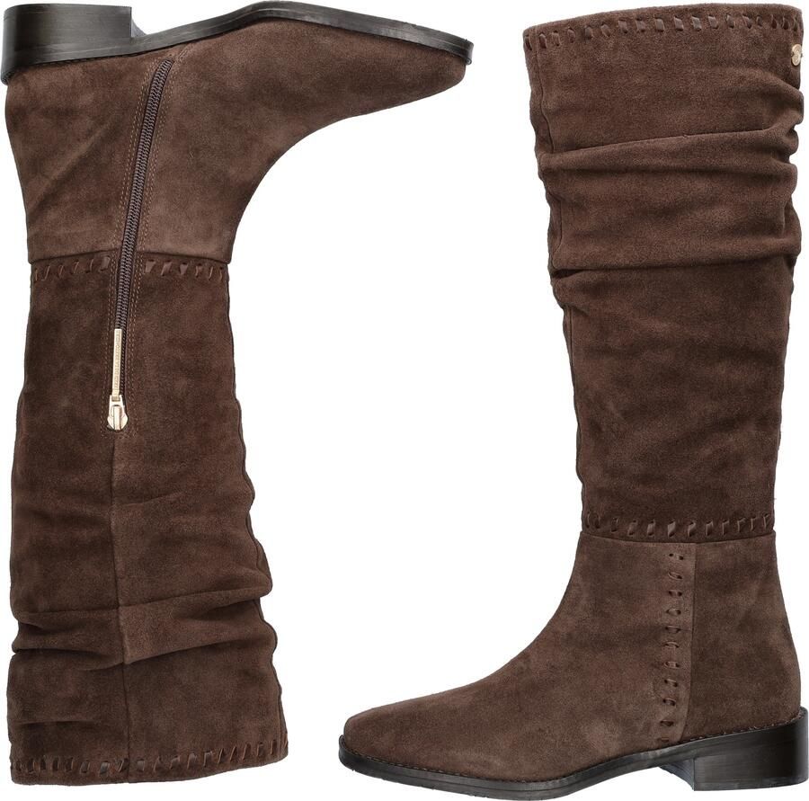 Fred de la Bretoniere FRIDO WEAVE High Boot Suede Dark Brown - Foto 3
