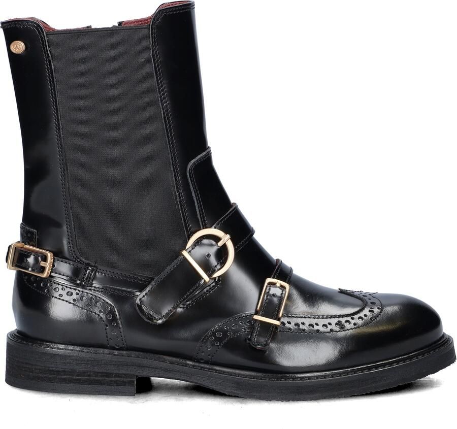 FRED DE LA BRETONIERE Biker Boots Dames Paris Edane Lakleer Zwart - Foto 8