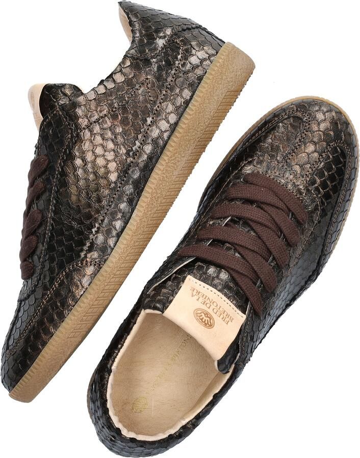FRED DE LA BRETONIERE Lage Sneakers Dames Pearl Base Maat: 41 Materiaal: Leer Kleur: Brons - Foto 4