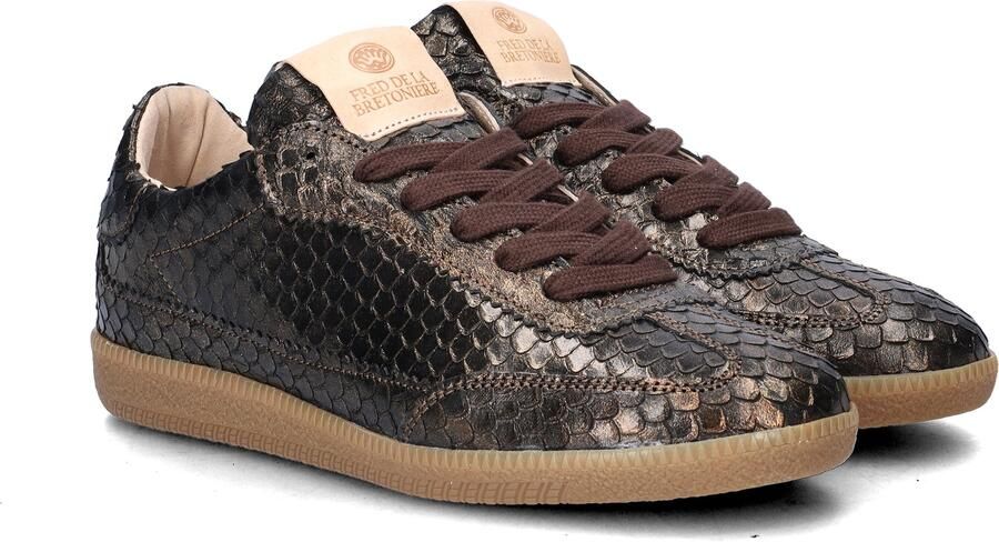FRED DE LA BRETONIERE Lage Sneakers Dames Pearl Base Maat: 41 Materiaal: Leer Kleur: Brons - Foto 6