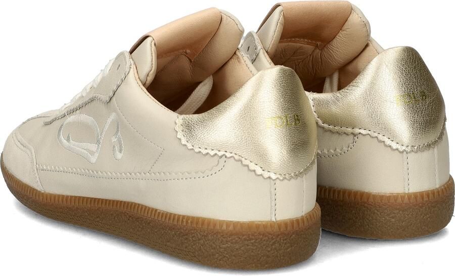 FRED DE LA BRETONIERE Lage Sneakers Dames Pearl Sign Maat: 38 Materiaal: Leer Kleur: Beige - Foto 9