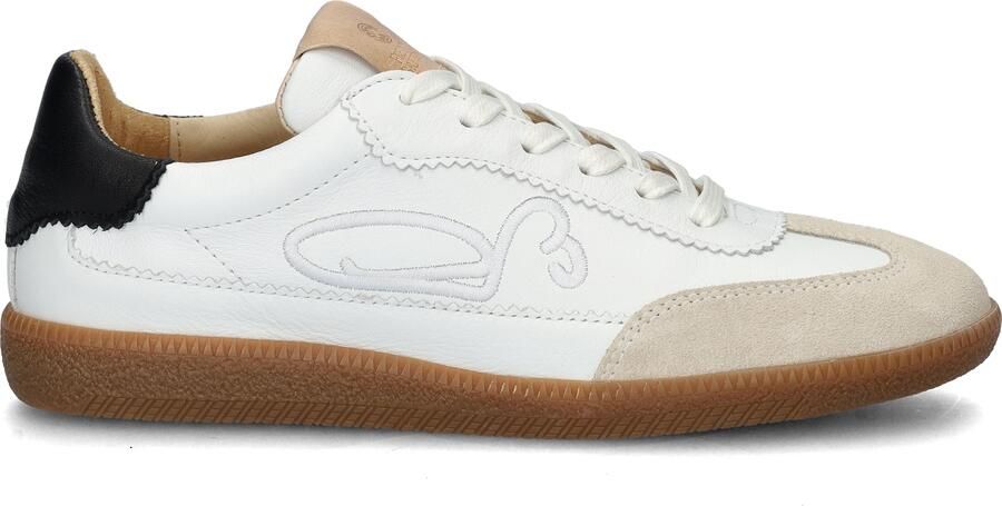 FRED DE LA BRETONIERE Lage Sneakers Dames Pearl Sign Maat: 40 Materiaal: Suède Kleur: Wit - Foto 5