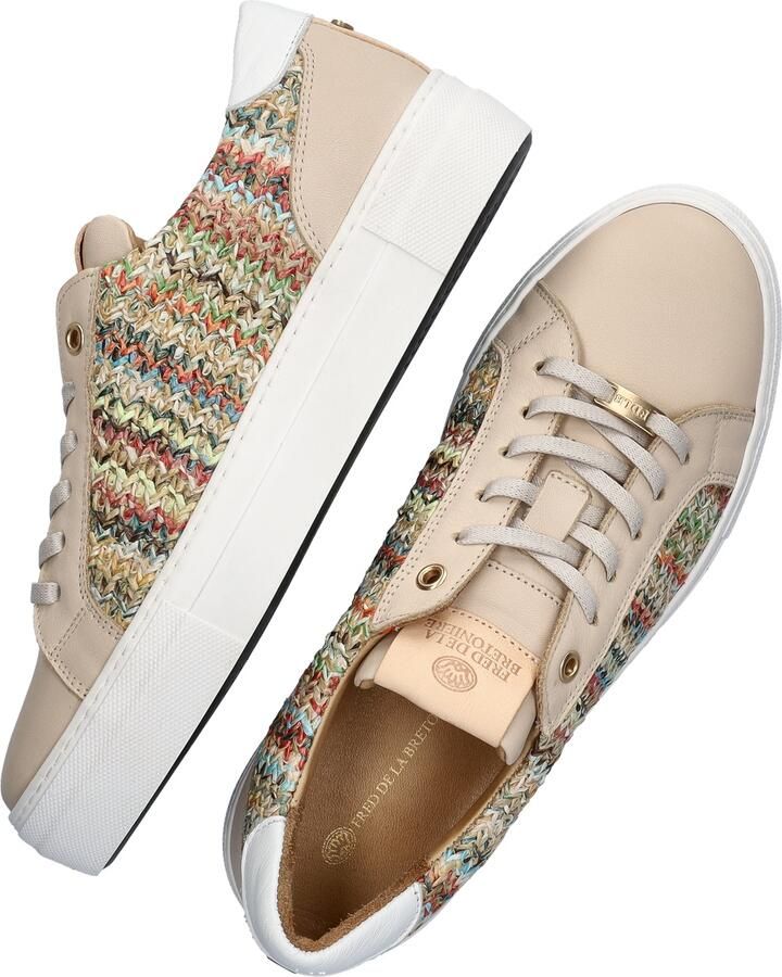 Fred de la Bretoniere Storm Luca dames sneaker Beige multi - Foto 3