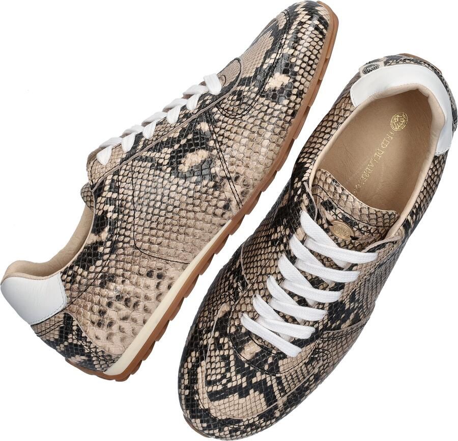 Fred de la Bretoniere Uta Base Sneaker Snake Beige - Foto 3