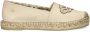 Fred de la Bretoniere MIili Lily B leren espadrilles beige - Thumbnail 2