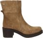 Fred de la Bretoniere dames rits & gesloten boot Cognac - Thumbnail 2