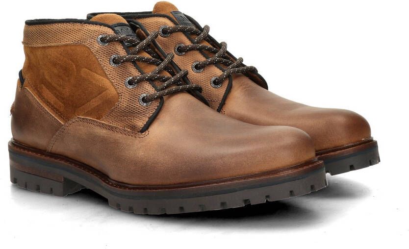 Gaastra Taurus Mid Oil M Veterboots Laarzen Met Veters Heren Cognac - Foto 5