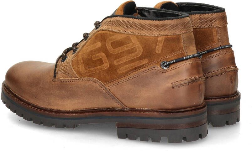 Gaastra Taurus Mid Oil M Veterboots Laarzen Met Veters Heren Cognac - Foto 7