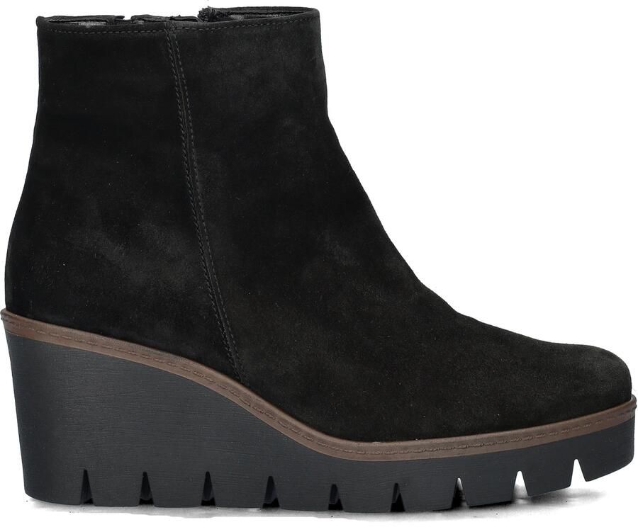 Gabor 780.1 Enkellaarsjes Enkelboots met rits Dames Zwart