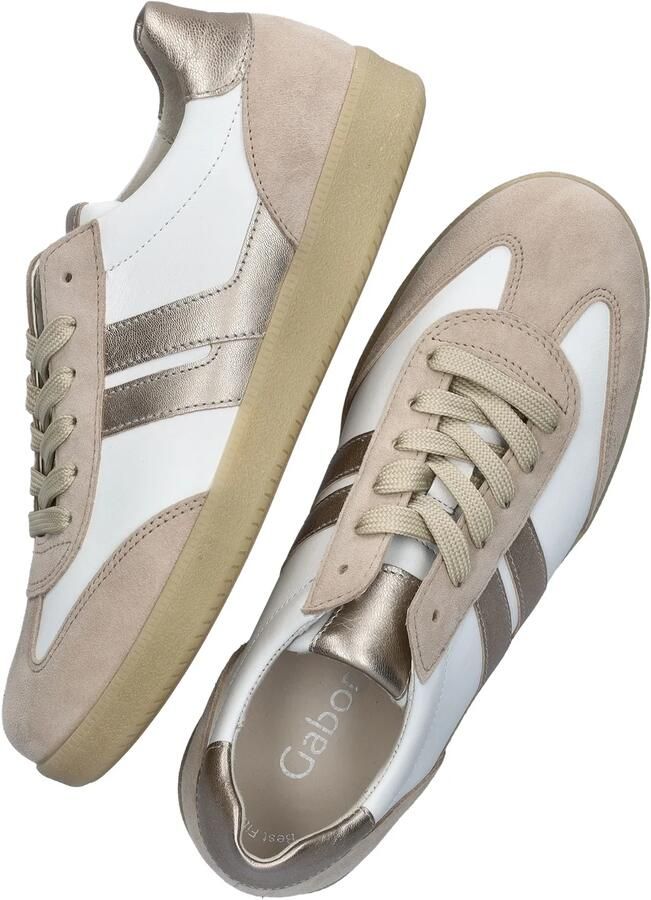 Gabor Plateausneakers vrijetijdsschoen halfschoen veterschoen met gepolsterde schacht - Foto 4