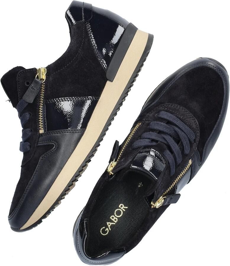 Gabor Best Fitting dames sneaker Donkerblauw - Foto 3
