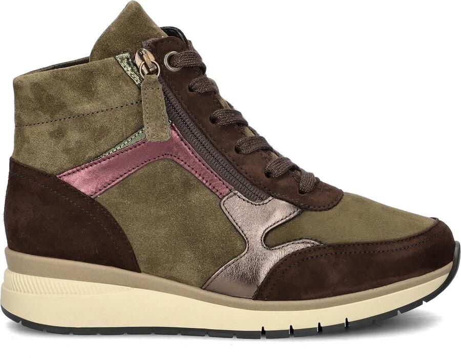 Gabor Comfort Optifit dames sneaker Groen multi