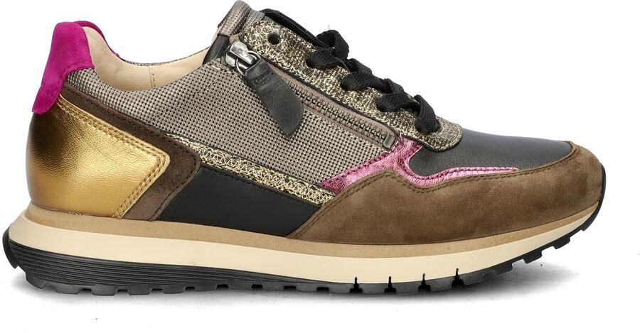 GABOR Lage Sneakers Dames 378 Maat: 38 5 Materiaal: Leer Kleur: Zwart - Foto 6