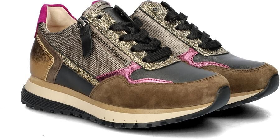 GABOR Lage Sneakers Dames 378 Maat: 38 5 Materiaal: Leer Kleur: Zwart - Foto 9