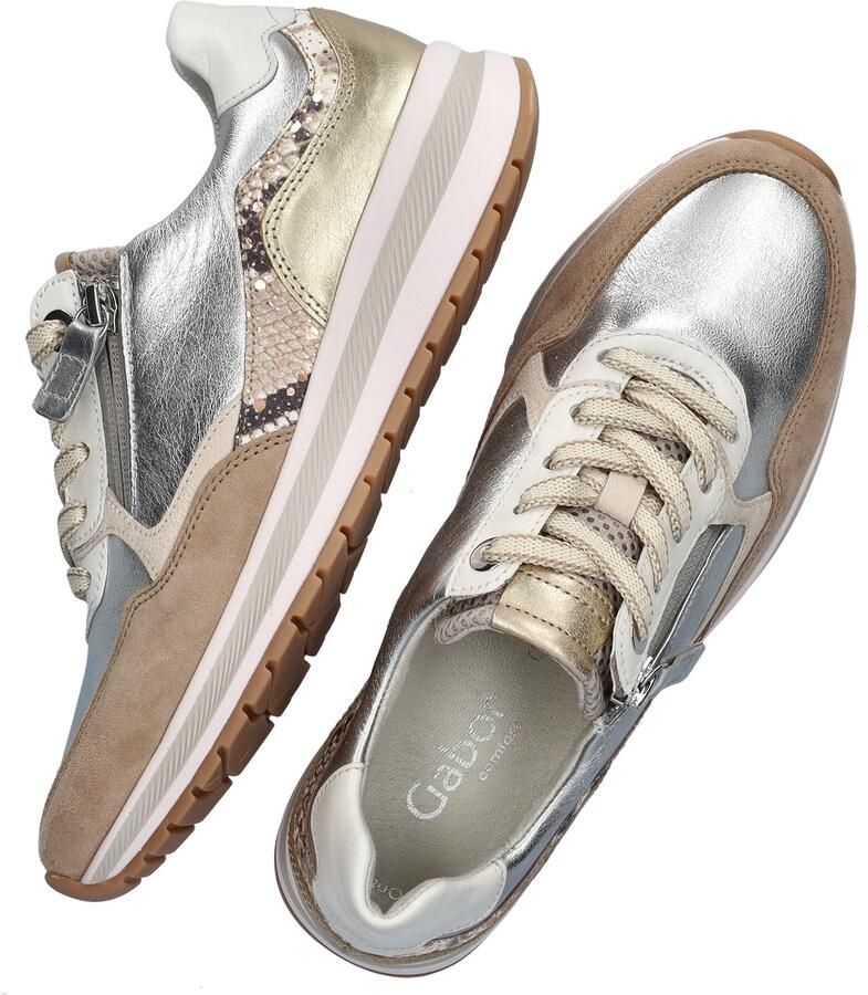 Gabor Comfort Optifit dames sneaker Beige wit - Foto 9