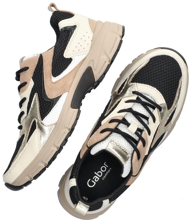 GABOR Lage Sneakers Dames 536 Maat: 36 Materiaal: Mesh Kleur: Beige - Foto 4