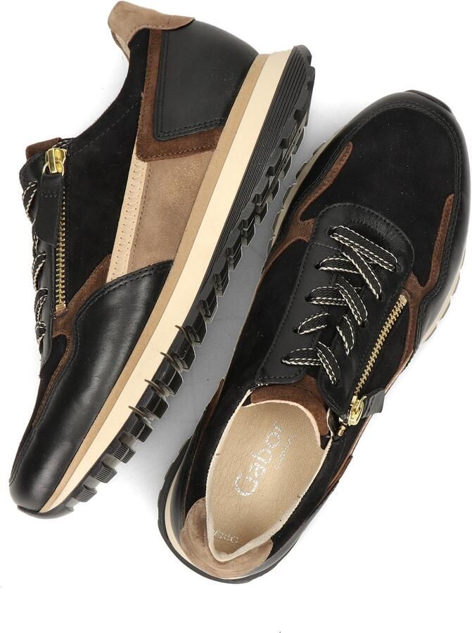 GABOR Lage Sneakers Dames 378 Maat: 43 Materiaal: Leer Kleur: Zwart - Foto 12