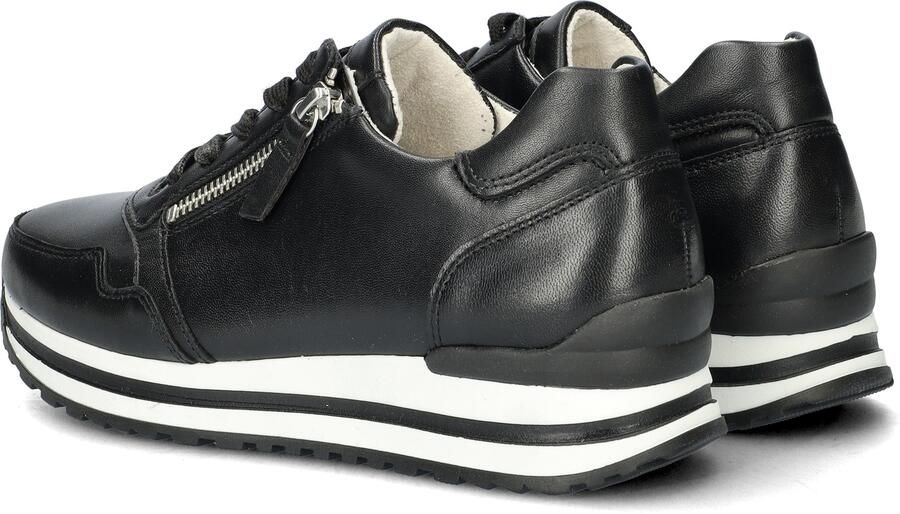 Gabor 528 Lage sneakers Leren Sneaker Dames Zwart - Foto 13