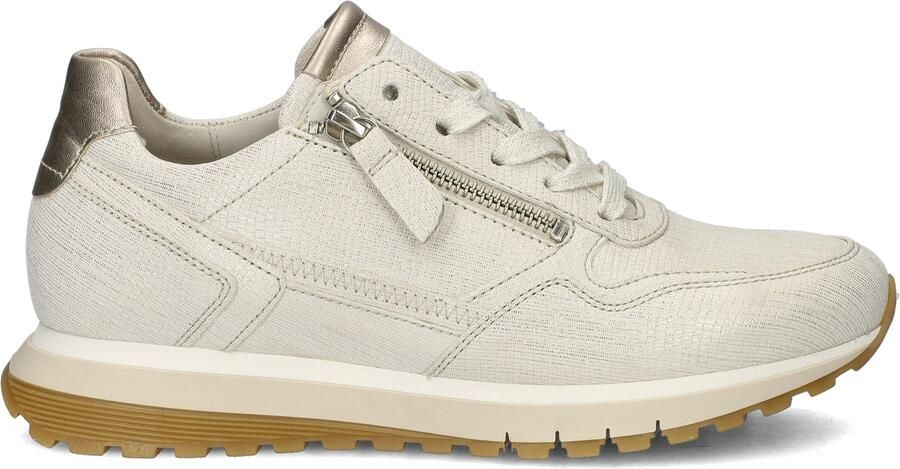 Gabor Hagedis Satijn Sneakers White Dames