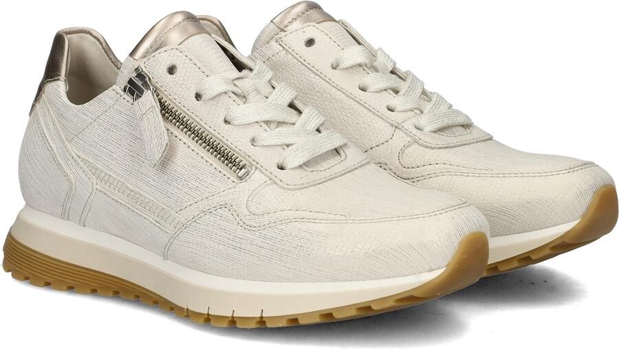 Gabor Hagedis Satijn Sneakers White Dames - Foto 7