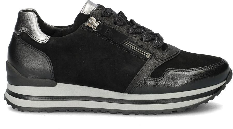 Gabor Sneakers met sleehak Turijn vrijetijdsschoen halfschoen veterschoen gepolsterde schacht h-breedte - Foto 18