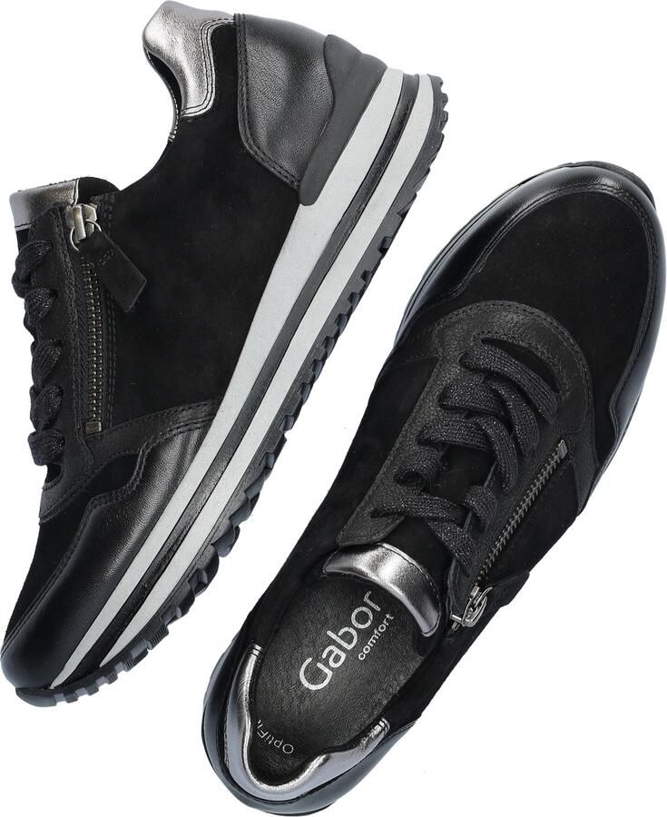 Gabor Sneakers met sleehak Turijn vrijetijdsschoen halfschoen veterschoen gepolsterde schacht h-breedte - Foto 15