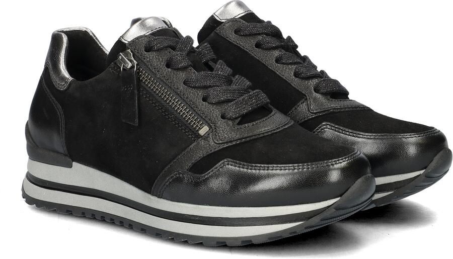 Gabor Sneakers met sleehak Turijn vrijetijdsschoen halfschoen veterschoen gepolsterde schacht h-breedte - Foto 14