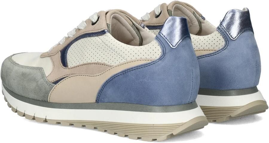Gabor Sneakers Dames Lage sneakers Damesschoenen Suède 46.375 Beige combi - Foto 7