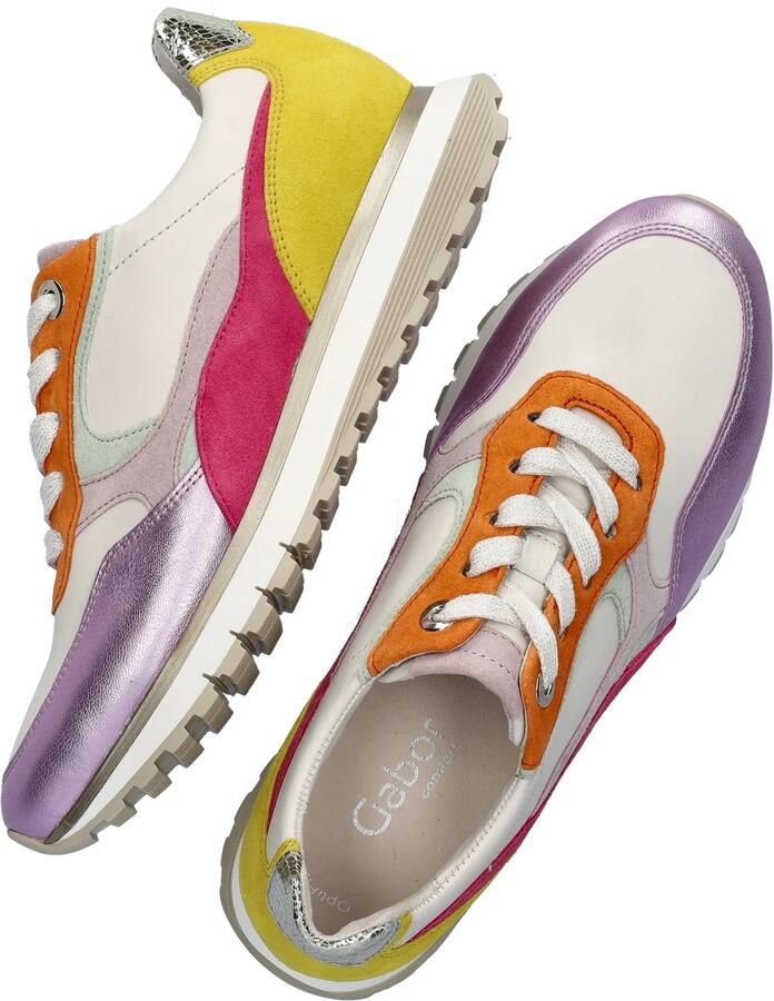 GABOR Lage Sneakers Dames 375 Maat: 42 Materiaal: Leer Kleur: Multi - Foto 10