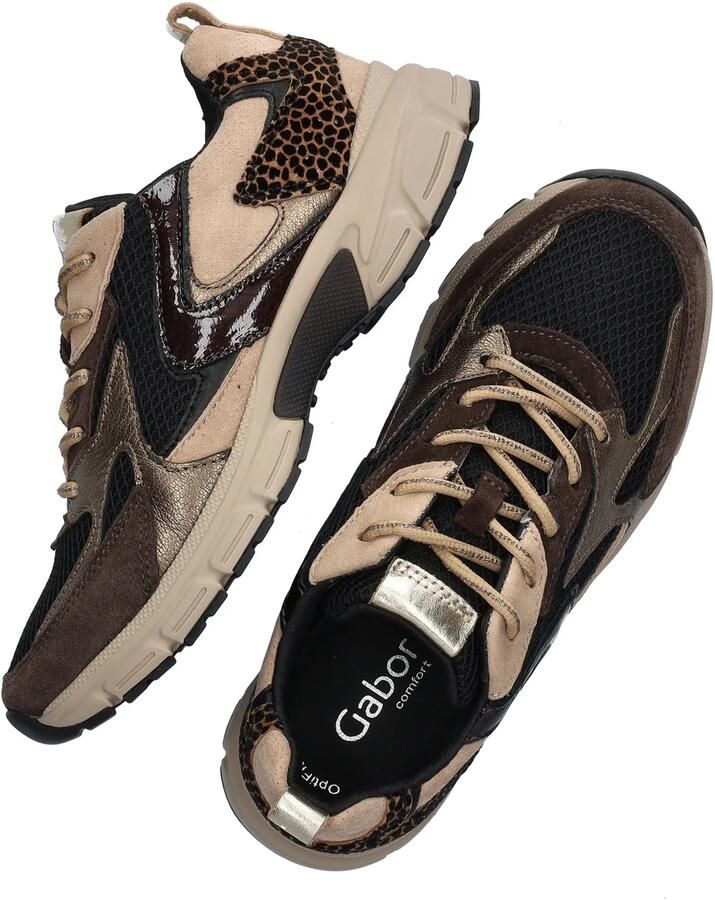 Gabor Sneakers met sleehak Florence plateau veterschoen halfhoge schoen in comfortabele g-wijdte (=wijd) - Foto 5