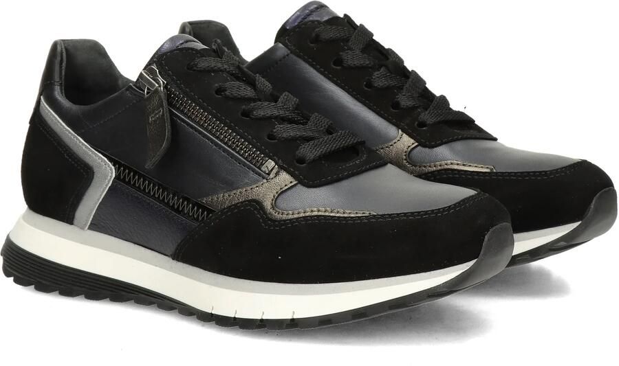 GABOR Lage Sneakers Dames 438 Maat: 37 Materiaal: Leer Kleur: Blauw - Foto 11
