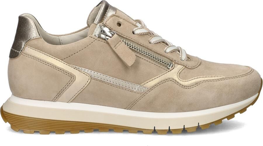 GABOR Lage Sneakers Dames 378 Maat: 37 5 Materiaal: Suède Kleur: Beige - Foto 7