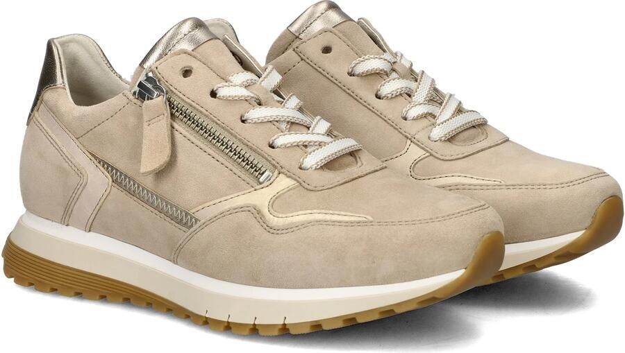 GABOR Lage Sneakers Dames 378 Maat: 37 5 Materiaal: Suède Kleur: Beige - Foto 10