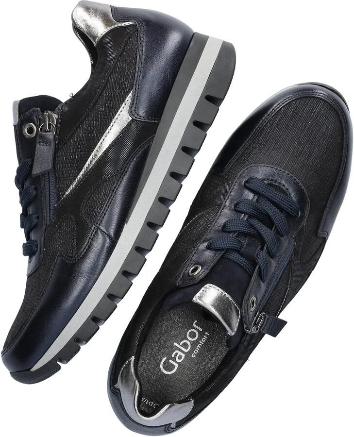 Gabor Dames Sneakers 56.437.86 Donkerblauw - Foto 4
