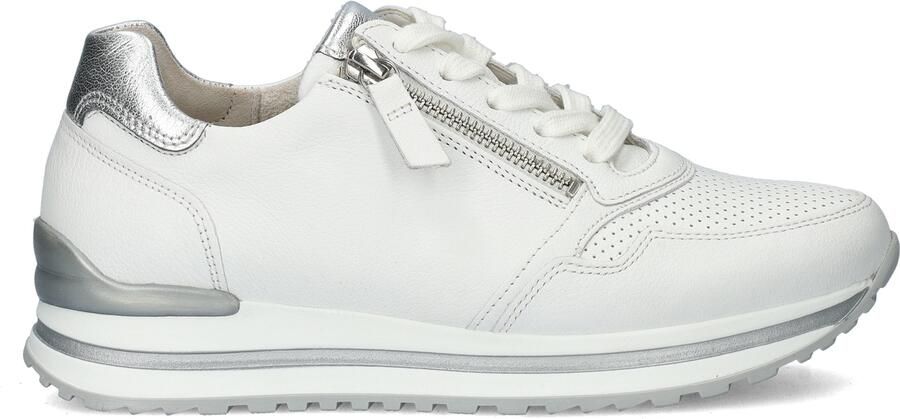 Gabor Witte Zilveren Leren Sport Basket Multicolor Dames - Foto 18