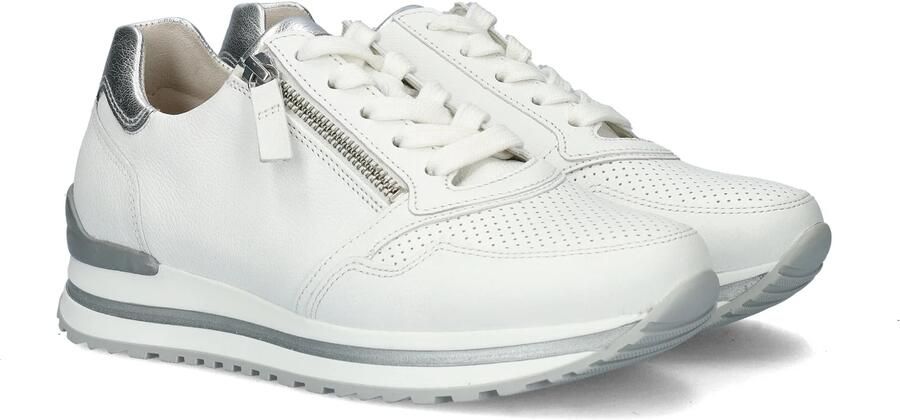 Gabor Witte Zilveren Leren Sport Basket Multicolor Dames - Foto 20