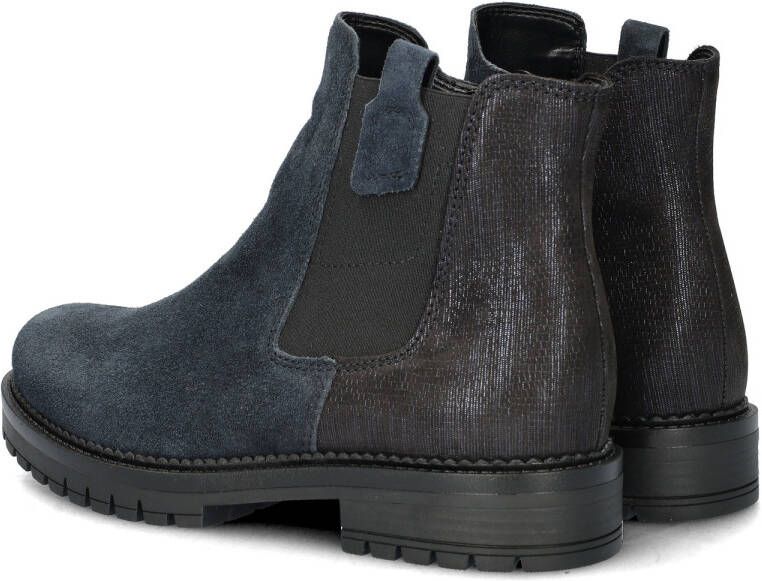 Gabor Suède Chelsea Boot met Metallic Detail Blue Dames - Foto 5
