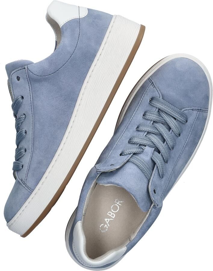 Gabor dames sneaker Licht blauw - Foto 3
