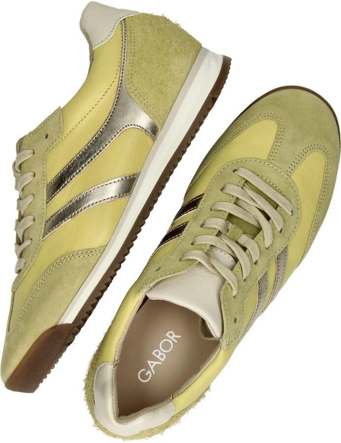 Gabor Sneakers geel Leer Dames - Foto 14