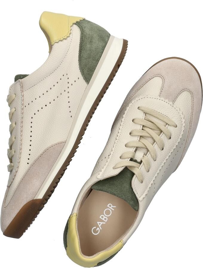 Gabor 432.2 Sneakers Dames Leren Sneaker Beige - Foto 19