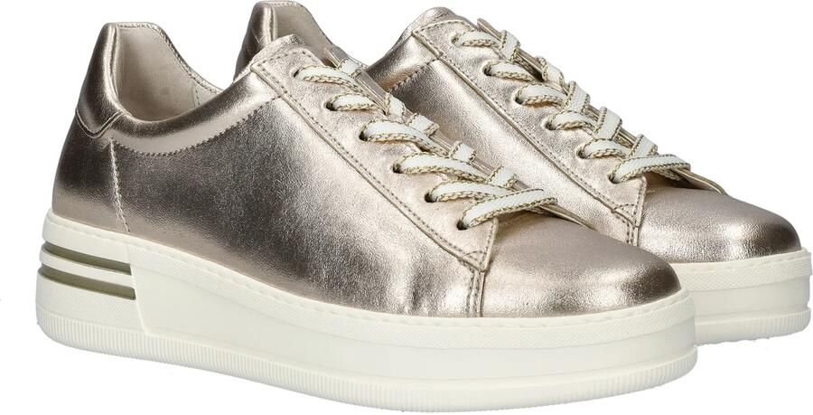 Gabor Roségouden Metallic Sneakers met Optifit Voetbed Yellow Dames - Foto 11