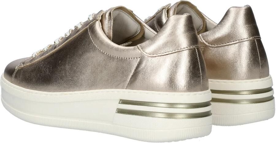 Gabor Roségouden Metallic Sneakers met Optifit Voetbed Yellow Dames - Foto 10