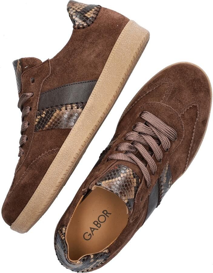 GABOR Sneakers laag chocoladebruin - Foto 2