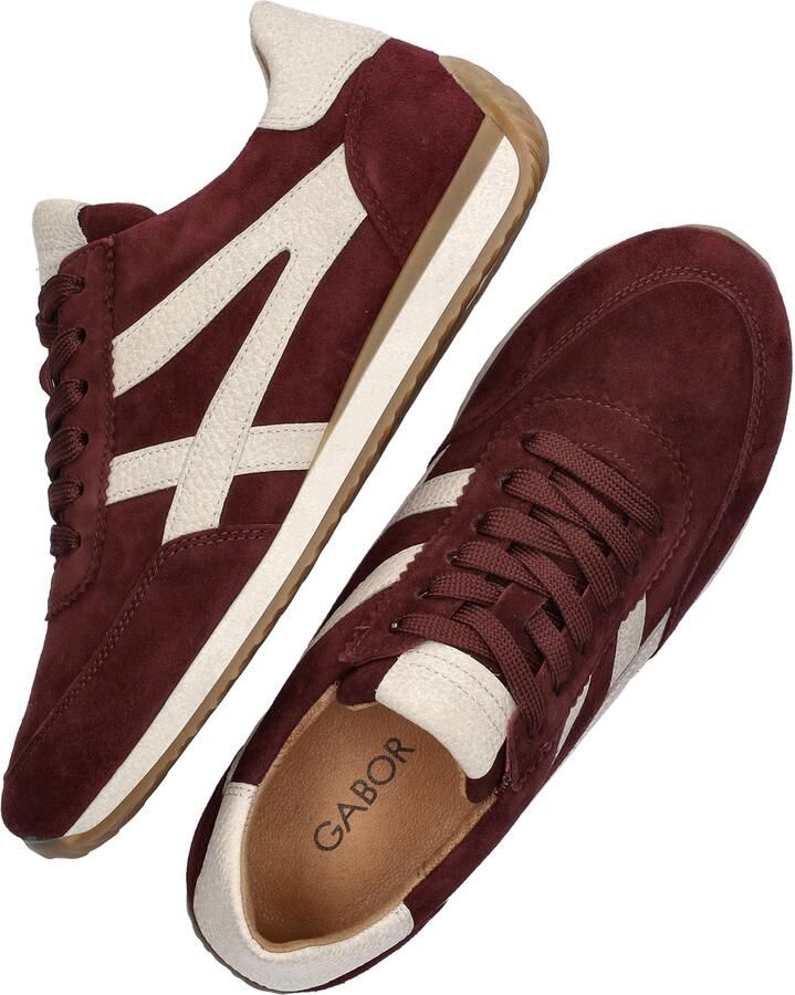 Gabor Best Fitting dames sneaker Bordo - Foto 4