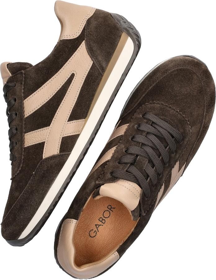 Gabor Best Fitting dames sneaker Bruin multi - Foto 5