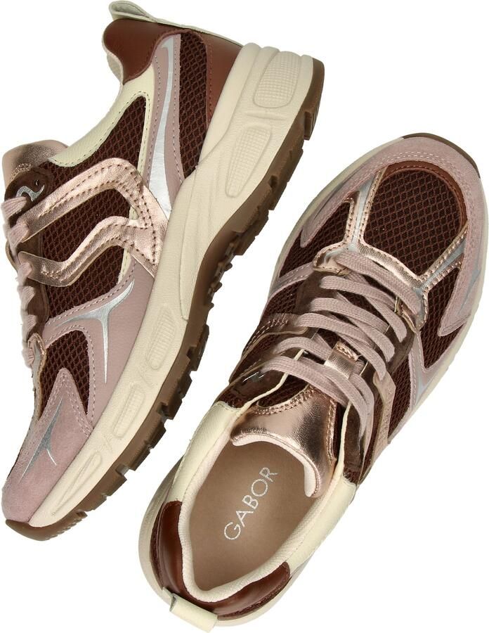 Gabor dames sneaker Bruin multi - Foto 2